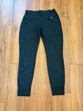Patagonia Women’s Capilene Thermal Weight Polartec Baselayer Pants Black Size S
